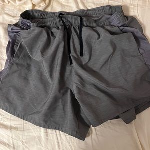 Nike Lined Dri-Fit Training Shorts - Large